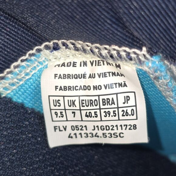 Mizuno Wave Rebellion Women's Size 9.5 Navy Blue White Running Shoes (J1GD211728 - Picture 9 of 9